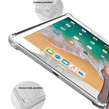 Tablet Kryt Pre iPad Mini 6 2021 A2568 Prípade TPU Silikónový Transparentný Štíhly Kryt Pre iPad Mini 6. Generácie 8.3