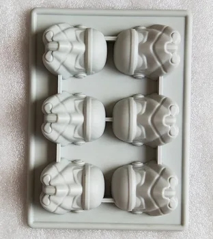 Tortu Nástroje Otvory Bloky Mini Obrázok Robot Wars Ice Cube Zásobník Formy Čokoládová Torta Jelly Jello Silikónové Formy Fondant Formy N57