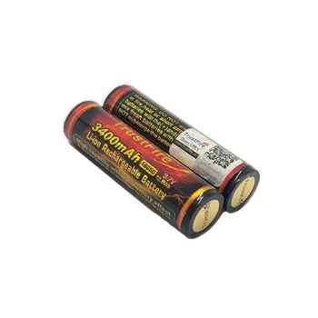 TrustFire 18650 3,7 V 3400mAh Lítiová Batéria Nabíjateľná PCB Ochranné Batérie Pre LED Baterky Požičovňa Svetlomety