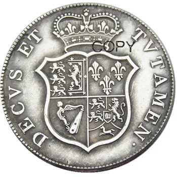 UF(24) Spojené Kráľovstvo, veľká BRITÁNIA 1820 CU Vzor Koruny Strieborné Pozlátené Kópiu Mince