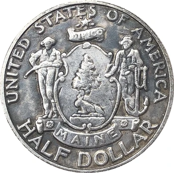 USA Dolár Maine Štátnosti Centennial 1920 MINCE KÓPIU 30.6 mm