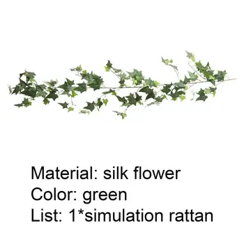 Umelé Ivy Realistické Opakovane Zeleného Vence Visiace Rastliny Viniča pre Domáce Stranu Dodávky