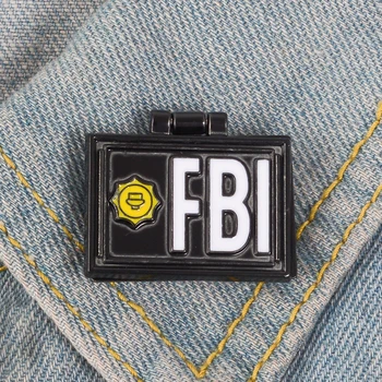 V Springfielde Súbory Mulders peňaženky Súbory FBI Flip Brošne retiazky Na Priateľmi