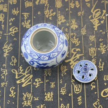 V číne, modré a biele malé lopatku domáce dekorácie