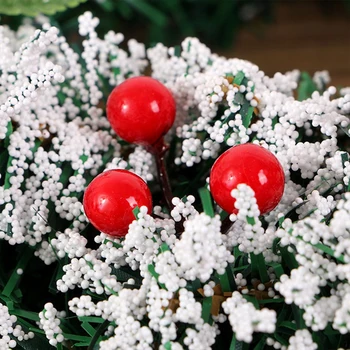 Vianočný Veniec Dekorácie Garland s Červené Bobule Borovicové Šišky 20 Cm/30 Cm/40 Cm, Krásne a Bacuľatá Zime Domov Predné Dvere LH