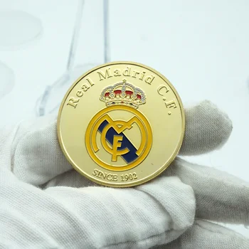 World cup futbal Star Mince odznak šport futbalistom 40 mm suvenír á zlate mince