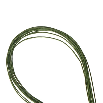 Zelená 12pcs/veľa 60 cm Železný Drôt Plastové Kvetinárstvo Čapu Stonky Kvetinový Drôt Svadobné Svadobné Kytice Plavidlá Dekor
