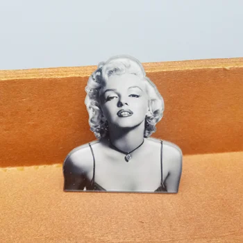 Ženy Brošňa Odznaky kolíky na Batoh Ikony Marilyn Monroe Roztomilý Akryl Brošňa pre Ženu Sexy Lady Brošňa Kolíky Dekorácie