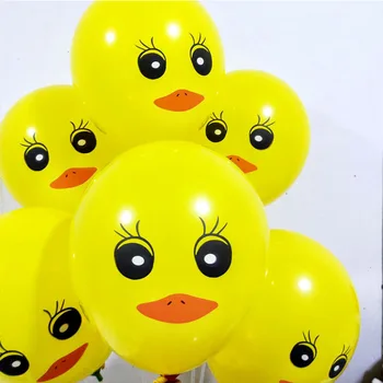 10pcs Žltá Kačička Latexový Balón Narodeninovej oslavy Dňa Detí Dekorácie Baby Sprcha Nafukovacie Hélium Balón Deti Hračky