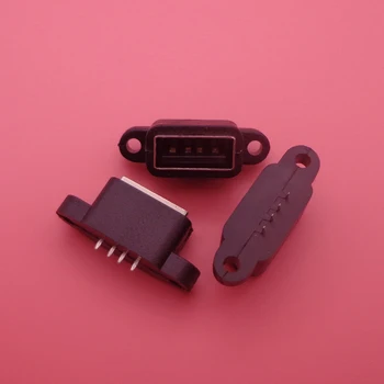2 KS/veľa Nepremokavé USB 2.0 plnenie údaje chvost plug-in USB vstavané rozhranie Port Konektor Konektor Jack Zásuvka