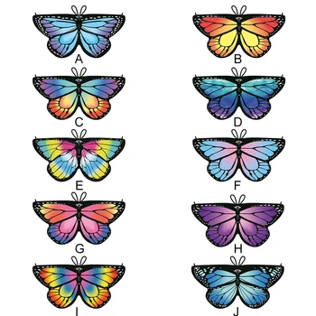 2019 Víla, Motýľ Krídla Roztomilý Motýľ Tvar Šifón Plášť(S Popruh) Vhodné Na spoločenské Maškaráda Dekorácie 118X48Cm