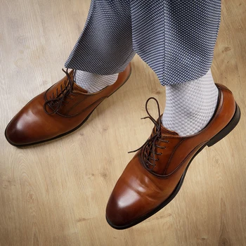 5 Párov/Veľa Mužov Business Ponožky Bambusové Vlákno Členok Šaty Ponožky Priedušná Dezodorant Bežné Mužské Veľká Veľkosť Ponožky Eu38-45