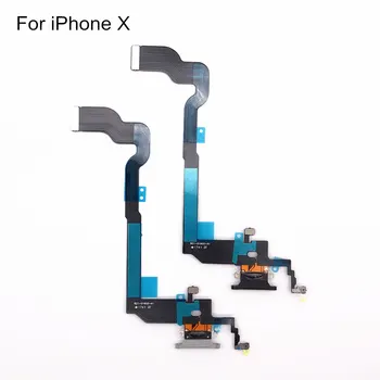 AYJ USB Nabíjací Dock Konektor Kompatibilný vhodné pre iPhone X XS Max XR 5S Slúchadlá Audio Konektor Nabíjačky Port Flex Kábel 1