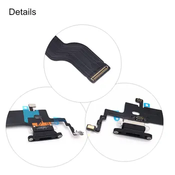AYJ USB Nabíjací Dock Konektor Kompatibilný vhodné pre iPhone X XS Max XR 5S Slúchadlá Audio Konektor Nabíjačky Port Flex Kábel 5
