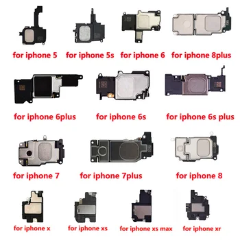 Dno Reproduktor Pre iPhone 6 6 7 8 Plus 5S 5 4S Zvuk Zvonenie Hlasný Reproduktor Flex Kábel Pre iPhone X Xs Max XR Opravy Dielov