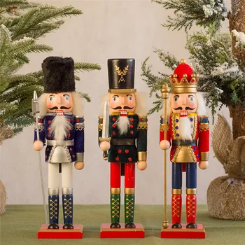Európskom štýle tkanina-kryté baletu luskáčik vojak bábkové Vianočné 30 CM Vianoce víno kabinet set-up dekorácie abc223