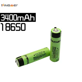 Kingwei nový, originálny NCR18650B 3,7 V 3400 mAh 18650 lítiové batérie, pre batérie Panasonic + DIY nikel kus 0