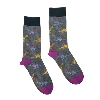 Muži Radi Vtipné Dinosaura Bavlnené Ponožky