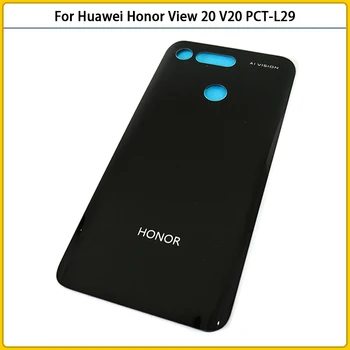 Nové Pre Huawei Honor Zobraziť 20 V20 PCT-L29 Batérie Zadný Kryt Zadných Dverí Pre Česť Zobraziť 20 Batérie Bývanie Prípade Sklenený Panel Vymeňte 0