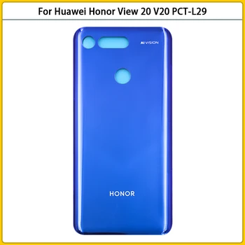 Nové Pre Huawei Honor Zobraziť 20 V20 PCT-L29 Batérie Zadný Kryt Zadných Dverí Pre Česť Zobraziť 20 Batérie Bývanie Prípade Sklenený Panel Vymeňte 4
