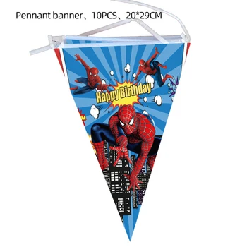 Nový Spiderman Strana navrhne jednorázový riad pohár doska slamy Detské Balóny Arch Banner Tortu Vňaťou chlapci Narodeniny Dekor