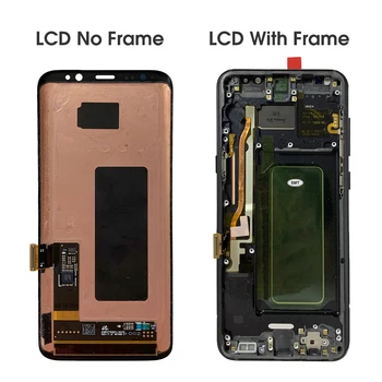 Original Displej Na SAMSUNG Galaxy S8 G950 LCD Displej S Dotykovým displejom Digitalizátorom. Diely Pre SAMSUNG Galaxy S8 Plus G955