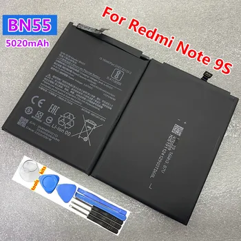 Originálne 5020mAh BN53 BN54 BN55 Náhradné Batérie Pre Xiao Redmi poznámka 9 9 Pro 9Pro 9S Bateria Mobilného Telefónu, Batérie