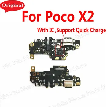 Pre Xiao Poco X2 Originálne Nabíjací Doske PCB Dock Flex Konektor USB Nabíjanie Port Rada Náhradných Dielov