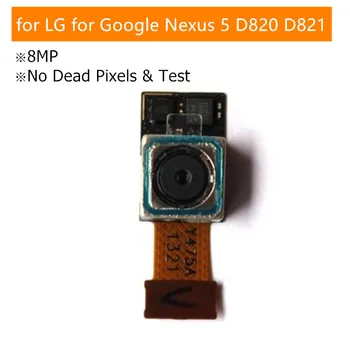 Test QC pre Google LG Nexus 5 D820 D821 Späť Fotoaparát, Veľký Fotoaparát Modul Flex Kábel Hlavný Fotoaparát 8MPX Montáž Náhradných Dielov