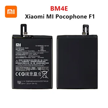 Xiao mi Pôvodnej BM4E Batérie 4000mAh Pre Xiao MI Pocophone F1 BM4E Vysokej Kvality Telefón Náhradné Batérie