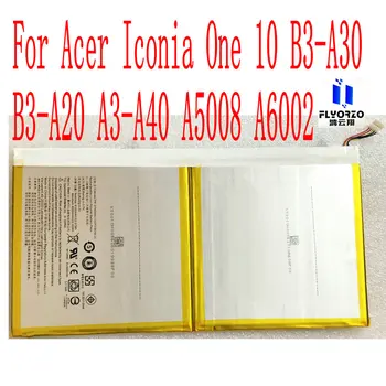 Zbrusu nový vysoko kvalitný 6100mAh PR-279594N Batéria Pre Acer Iconia 10 B3-A30 B3-A20 A3-A40 A5008 A6002 Tablet PC